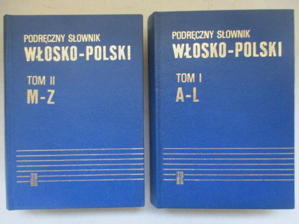 Podręczny słownik Włosko- Polski, Tom I-II
