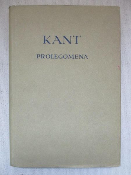 Prolegomena