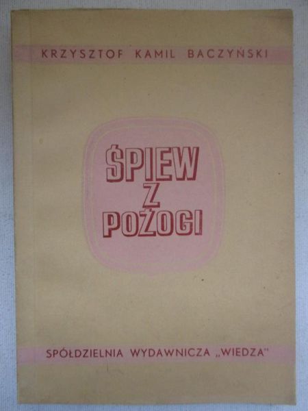 Śpiew z pożogi