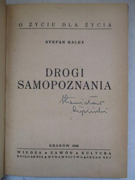 Drogi samopoznania, 1946 r.