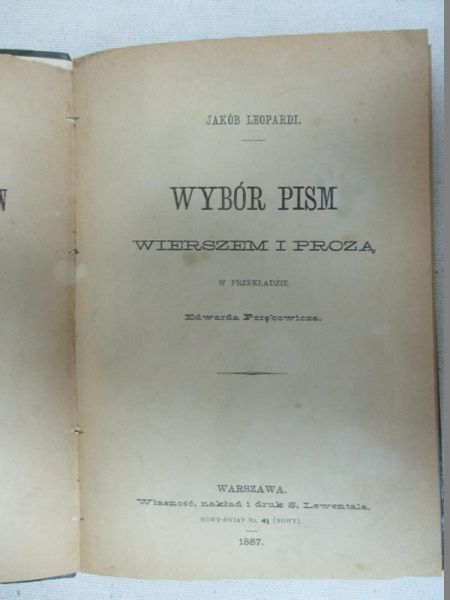 Wybór pism. Wierszem i prozą, 1887 r.