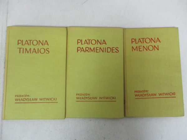 Platon - Timaios / Parmenides / Menon