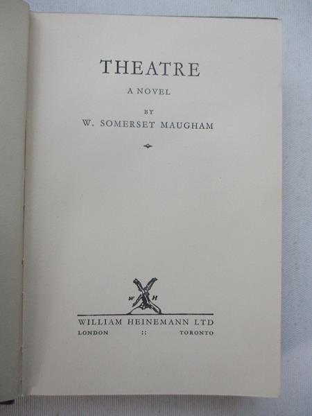 Maugham Somerset W. - Theatre, 1937r.