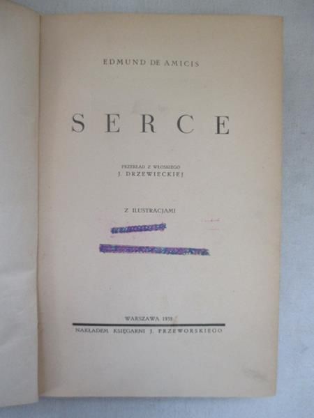 Serce, 1938 r.