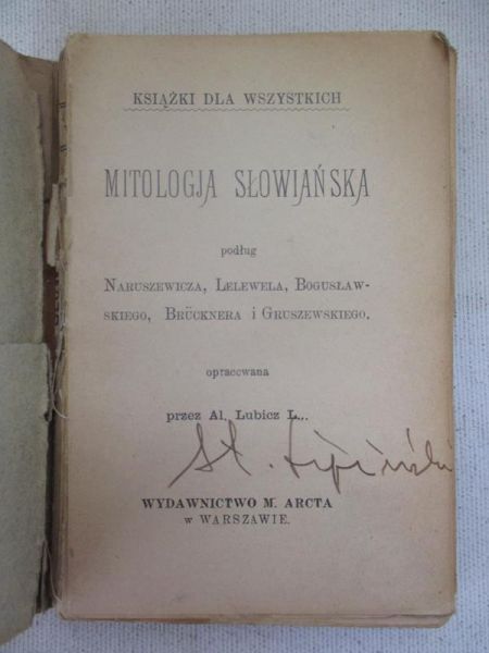 Al. Lubicz L... -  Mitologja Słowiańska, 1911 r.