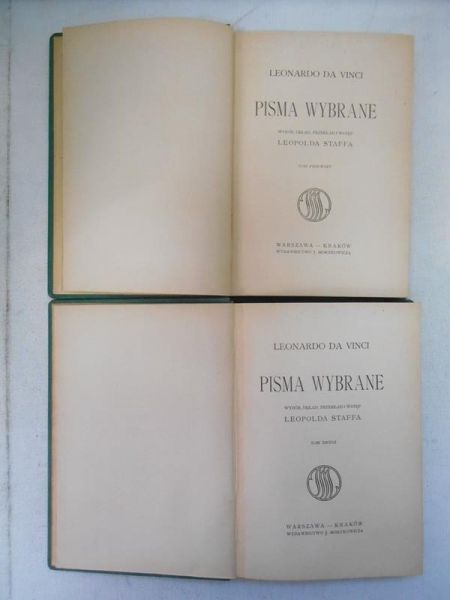 Pisma wybrane, t. I-II, 1913 r.