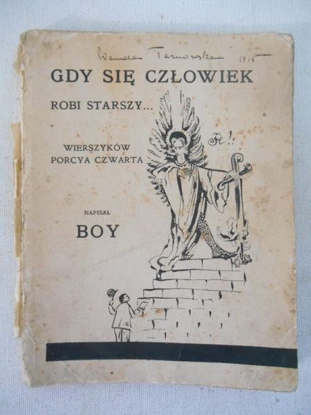 Boy-Żeleński Tadeusz - Gdy się człowiek robi starszy..., 1911 r.