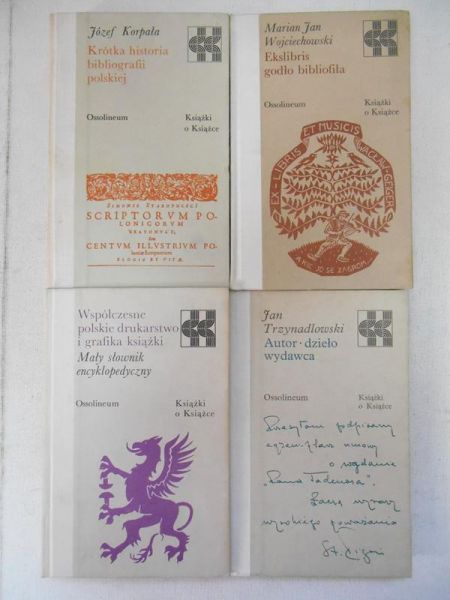 Książki o Książce, 4 tomy
