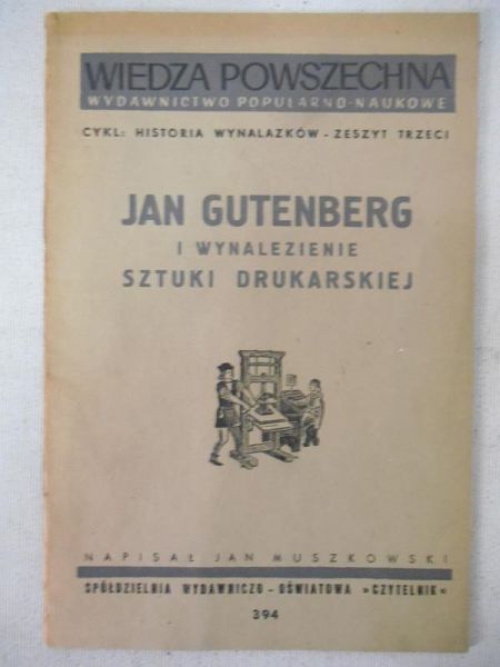Gutenberg i wynalezienie sztuki drukarskiej, 1948 r.