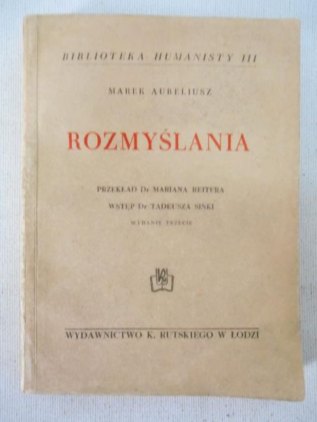 Aureliusz Marek - Rozmyślania, 1948 r.