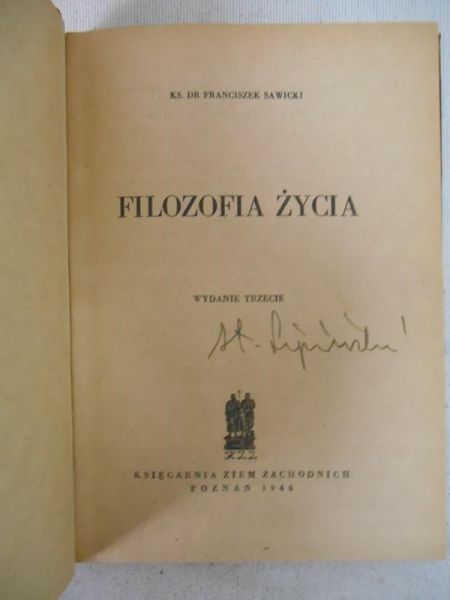 Filozofia życia, 1946 r.