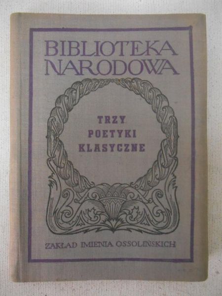 Trzy poetyki klasyczne