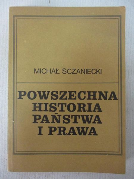 Powszechna historia państwa i prawa
