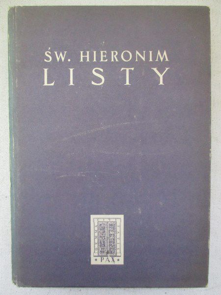 (tłum.) - Św. Hieronim. Listy, t. I