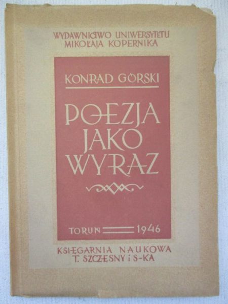 Poezja jako wyraz, 1946 r.