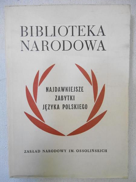 Najdawniejsze zabytki języka polskiego, BN