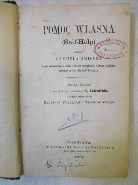 Pomoc Własna, 1869 r.