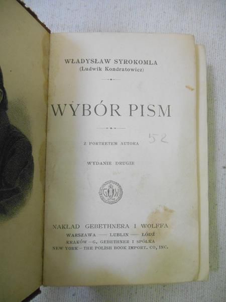 Wybór pism, 1910 r.