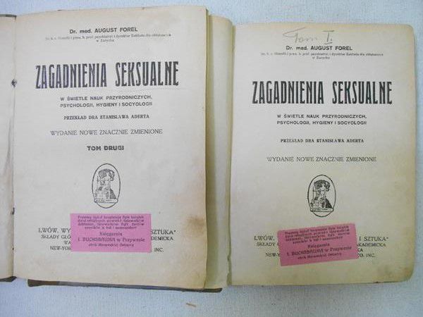 Zagadnienia seksualne, t. I-II, 1920 r.