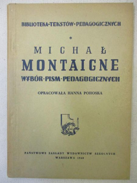 Wybór pism pedagogicznych, 1948 r.