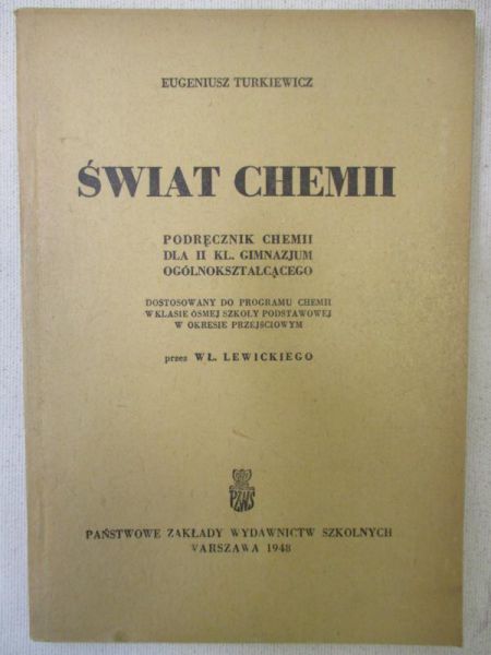 Świat chemii, 1948 r.
