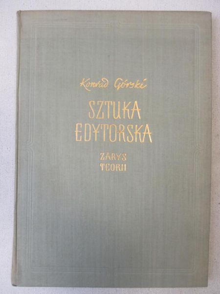 Sztuka edytorska. Zarys teorii