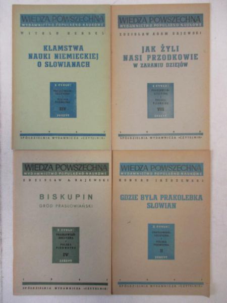 Prasłowiańszczyzna i Polska pierwotna, 4 zeszyty, 1946 r.