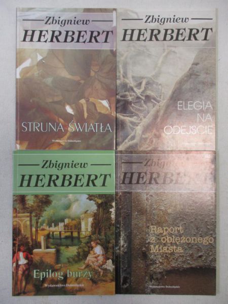 Herbert Zbigniew - Zestaw 4 książek