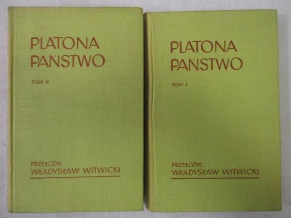 Platona państwo, t. I-II