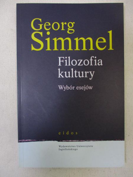 Simmel Georg - Filozofia kultury