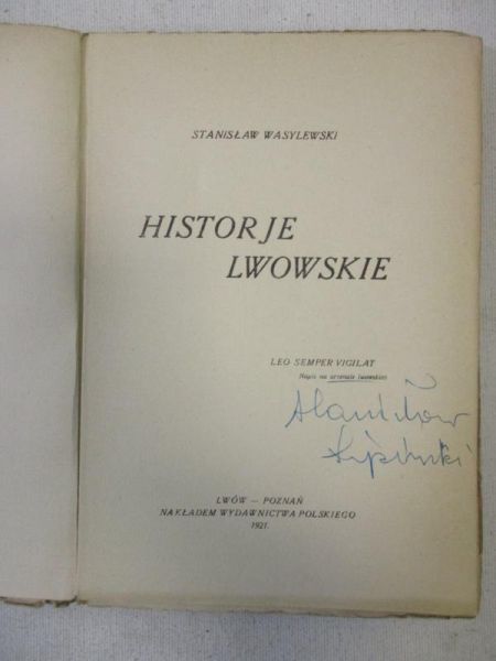 Historje lwowskie, 1921r.