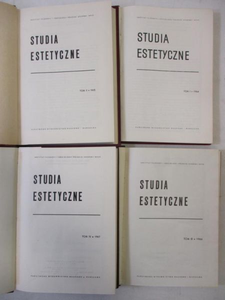 Lissa Zofia (red.) - Studia estetyczne. Tom I-IV