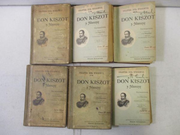Don Kiszot z Manszy, tomy I-VI, 1899 r.