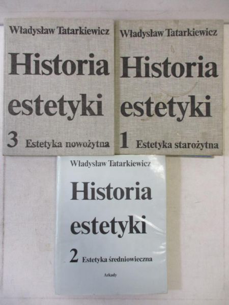 Historia estetyki, Tom I-III