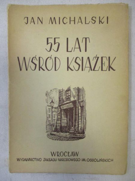 Michalski Jan -  55 lat wśród książek, 1950 r.