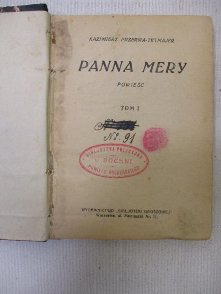 Panna Mery, 1925 r.