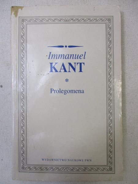Prolegomena, BKF