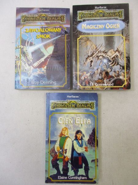 Zawoalowany smok  Cień elfa  Magiczny ogień
