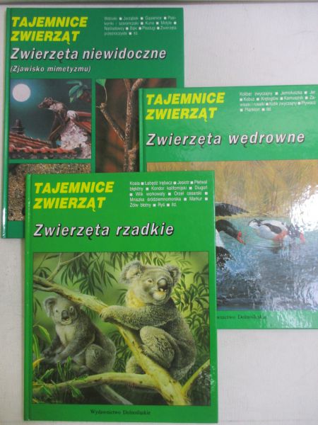Tajemnice zwierząt. Zwierzęta wędrowne / Zwierzęta niewidoczne / Zwierzęta rzadkie