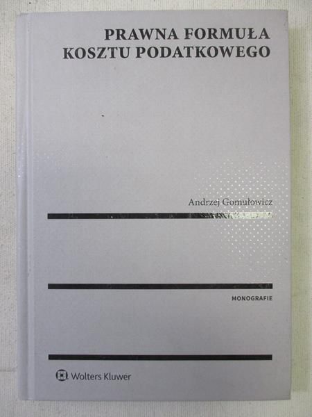 Prawna formuła kosztu podatkowego