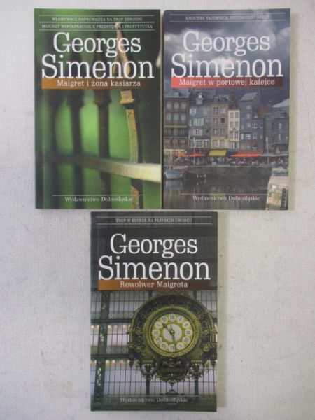 Simenon Georges - Rewolwer Maigreta / Maigret w portowej kafejce / Maigreti żona kasiarza