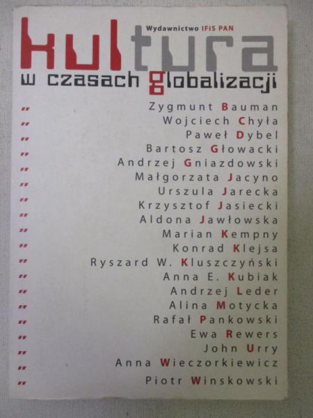 Kultura w czasach globalizacji