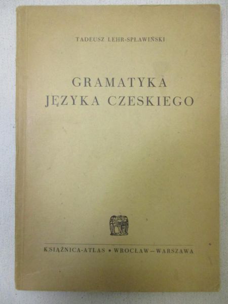 Gramatyka języka czeskiego, 1949 r.