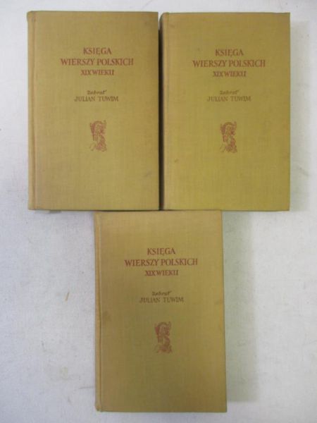 Tuwim Julian (opr.) - Księga wierszy polskich XIX wieku, Tom I-III