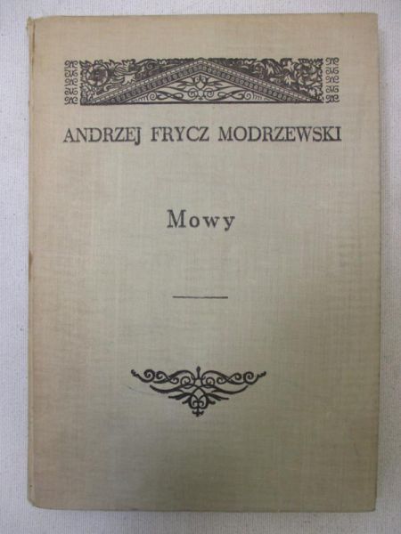 Frycz Modrzewski Andrzej - Mowy