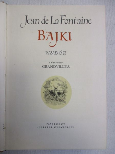 de la Fontaine Jean - Bajki. Wybór