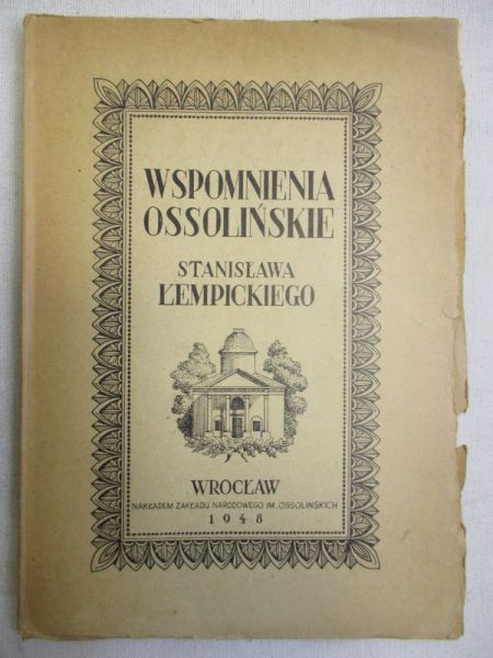 Wspomnienia ossolińskie, 1948 r.