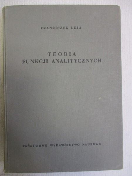 Teoria funkcji analitycznych
