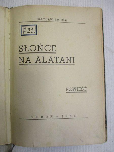 Słońce na Alatani, 1936 r.