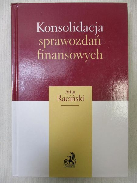 Raciński Artur - Konsolidacja sprawozdań finansowych